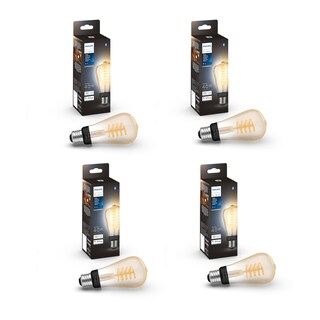 Foto 1 | Foto 1 | Bombilla Led Philips Hue Smart De 40 W Filamento St19 550 Lm Paquete De 4 - Venta Internacional.