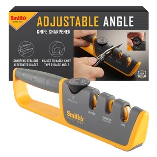 Foto 1 | Foto 1 | Afilador De Cuchillos Smith's Ajustable Manual S-50264 Gris/amarillo - Venta Internacional.