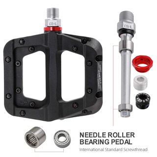 Foto 5 | Foto 5 | Pedales Para Bicicleta De Montaña Fooker Con 3 Rodamientos De Fibra De Nailon 9/16 - Venta Internacional.