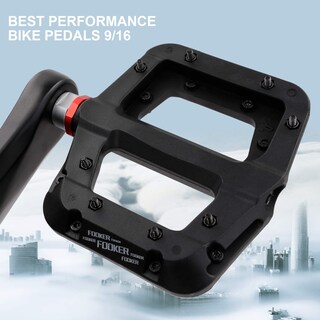Foto 7 | Foto 7 | Pedales Para Bicicleta De Montaña Fooker Con 3 Rodamientos De Fibra De Nailon 9/16 - Venta Internacional.