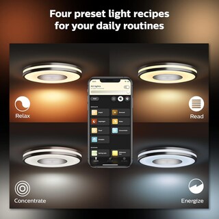 Foto 4 | Foto 4 | Lámpara De Techo Philips Hue Being Black White Ambiance Paquete De 1 - Venta Internacional.