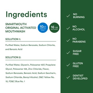 Foto 7 | Foto 7 | Enjuague Bucal Smartmouth Original Activated Fresh Mint 60 Ml - Venta Internacional.