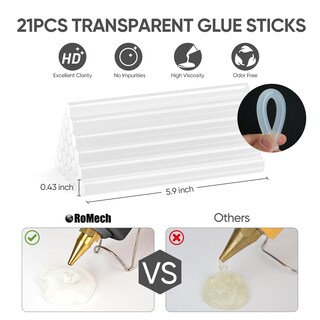 Foto 4 | Foto 4 | Pistola De Pegamento Caliente Romech De Tamaño Completo 60/100 W Doble Potencia Con 21 Varillas - Venta Internacional.