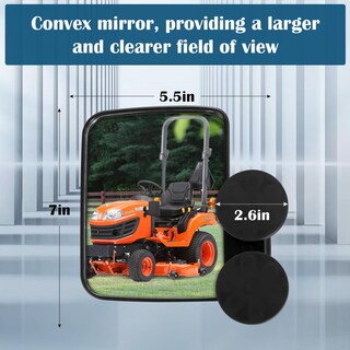 Foto 5 | Foto 5 | Espejos Laterales Para Tractor Omgro Universal Magnetic Kubota John Deere - Venta Internacional.