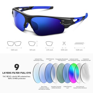 Foto 3 | Foto 3 | Gafas De Sol Deportivas Beacool Polarized Uv400 Para Hombre Y Mujer - Venta Internacional.