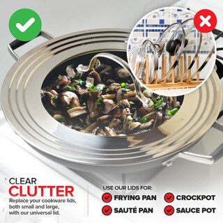 Foto 7 | Foto 7 | Tapa Universal Modern Innovations Para Ollas Y Sartenes De 21 A 30 Cm - Venta Internacional.