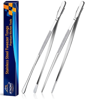 Foto 1 | Foto 1 | Pinzas De Cocina Jetkong Pinzas Finas 30 Cm Acero Inoxidable - Venta Internacional.