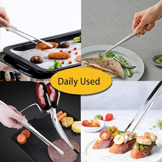 Foto 5 | Foto 5 | Pinzas De Cocina Jetkong Pinzas Finas 30 Cm Acero Inoxidable - Venta Internacional.