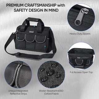 Foto 5 | Foto 5 | Bolsa De Herramientas Ticonn 30 Cm Impermeable Con Correas Reflectantes - Venta Internacional.