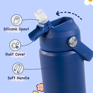 Foto 3 | Foto 3 | Botella De Agua Kerilyn Kids De Acero Inoxidable 350 Ml Paquete De 2 Unidades Azul+rosa - Venta Internacional.