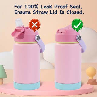 Foto 6 | Foto 6 | Botella De Agua Kerilyn Kids De Acero Inoxidable 350 Ml Paquete De 2 Unidades Azul+rosa - Venta Internacional.