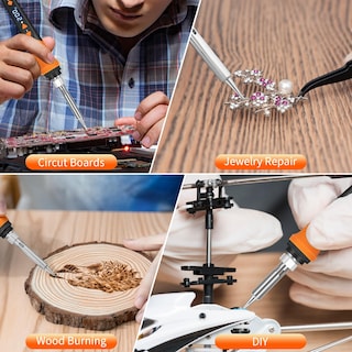 Foto 6 | Foto 6 | Kit De Soldador K Kernowo 68w Lcd 12 En 1 200-500 °c - Venta Internacional.