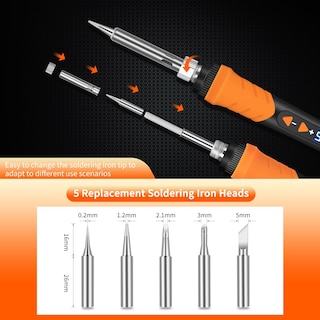 Foto 7 | Foto 7 | Kit De Soldador K Kernowo 68w Lcd 12 En 1 200-500 °c - Venta Internacional.