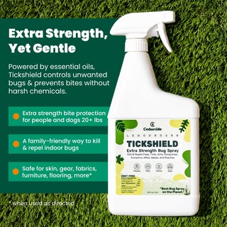 Foto 4 | Foto 4 | Aerosol Repelente De Insectos Cedarcide Extrastrength Tickshield 1 Litro - Venta Internacional.