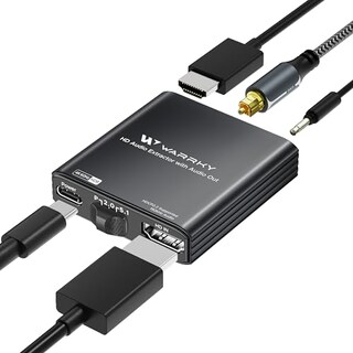 Foto 1 | Foto 1 | Extractor De Audio Hdmi Warrky 4k 60 Hz Hdmi A Óptico Y 3 5 Mm - Venta Internacional.