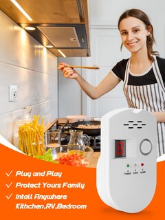 Foto 6 | Foto 6 | Detector De Fugas De Gas Natural Hstmyfs Para Uso Doméstico Cocina Y Autocaravana - Venta Internacional.