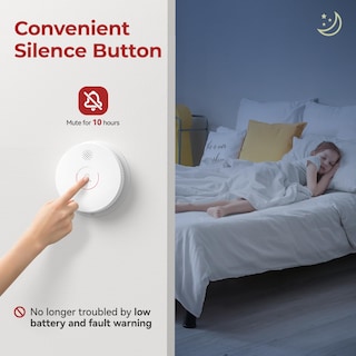 Foto 4 | Foto 4 | Detectores De Humo Siterlink Gs562a Cableados Interconectados Paquete De 6 - Venta Internacional.