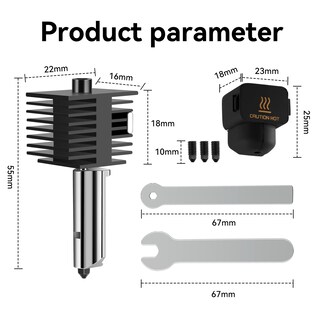 Foto 7 | Foto 7 | Kit Hotend Enomaker A1 A1 Mini Para Impresora 3d Bamboo Lab - Venta Internacional.