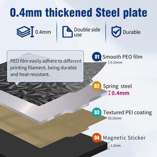 Foto 2 | Foto 2 | Lámina Pei Lisa Build Plate De 355 X 355 Mm Para Voron 2.4 V2 350 - Venta Internacional.