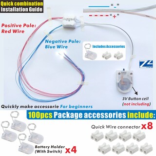 Foto 2 | Foto 2 | Micro Led Zzhob 0805 Smd Precableado 100 Unidades Para Construcción De Modelos - Venta Internacional.