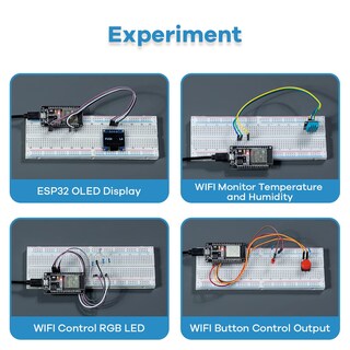 Foto 4 | Foto 4 | Kit De Inicio Lafvin Basic Para Esp32 Esp-32s Wifi I Ot Con Tutorial - Venta Internacional.