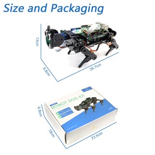 Foto 7 | Foto 7 | Kit De Perro Robot Freenove Para Raspberry Pi 5 4 B 3 B+ Zero 2 W - Venta Internacional.