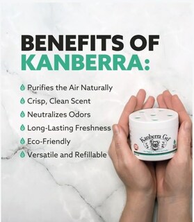 Foto 7 | Foto 7 | Eliminador De Olores Y Ambientador Kanberra Gel 90 Ml - Venta Internacional.