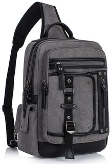 Foto 1 | Foto 1 | Bandolera De Lona Schkleier Para Hombre - Venta Internacional.