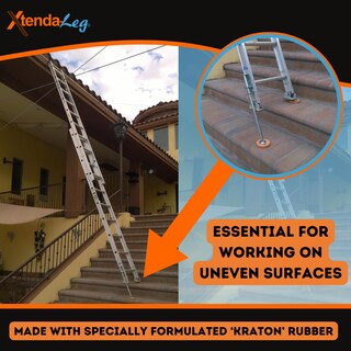 Foto 4 | Foto 4 | Patas De Goma Xtenda-leg Para Niveladoras De Escalera Para Escaleras De Extensión - Venta Internacional.