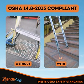 Foto 5 | Foto 5 | Patas De Goma Xtenda-leg Para Niveladoras De Escalera Para Escaleras De Extensión - Venta Internacional.