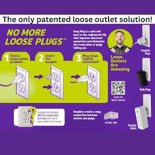 Foto 5 | Foto 5 | Wall Outlet Fix Snug Plug Paquete De 10 Unidades Que Brillan En La Oscuridad - Venta Internacional.