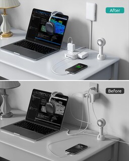 Foto 2 | Foto 2 | Cable De Extensión Plano Regleta De Alimentación Nutict 8 Salidas 3 Usb-c 1 Usb-a - Venta Internacional.