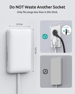 Foto 4 | Foto 4 | Cable De Extensión Plano Regleta De Alimentación Nutict 8 Salidas 3 Usb-c 1 Usb-a - Venta Internacional.