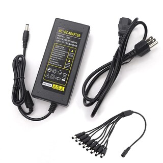 Foto 1 | Foto 1 | Adaptador De Corriente Para Cámara De Seguridad Tnuocke 12v 5a Con Divisor - Venta Internacional.