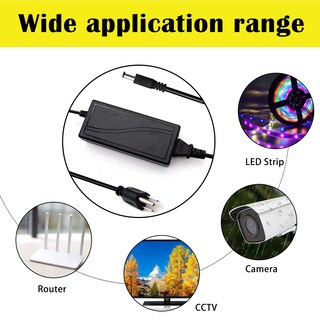 Foto 4 | Foto 4 | Adaptador De Corriente Para Cámara De Seguridad Tnuocke 12v 5a Con Divisor - Venta Internacional.