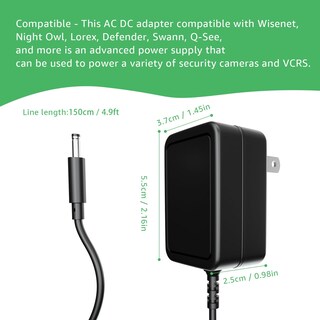 Foto 2 | Foto 2 | Adaptador De Corriente Yubunt 12v/1a Ac/dc Para Cámaras De Seguridad Cctv - Venta Internacional.
