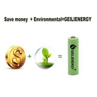 Foto 6 | Foto 6 | Baterías Recargables Geilienergy Nimh Aa 600 Mah 1 2 V (x20) - Venta Internacional.