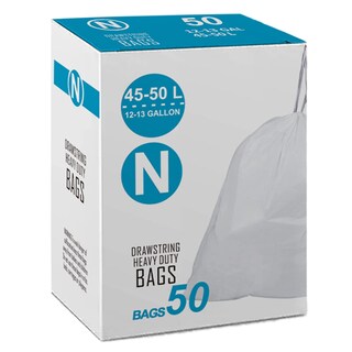 Foto 1 | Foto 1 | Bolsas De Basura Menjito Code N 45-50 L  50 Unidades  1.2 Mil De Grosor - Venta Internacional.