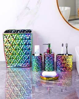 Foto 6 | Foto 6 | Bote De Basura Rxlvcky De Cerámica Colorida Para Baño Y Cocina - Venta Internacional.