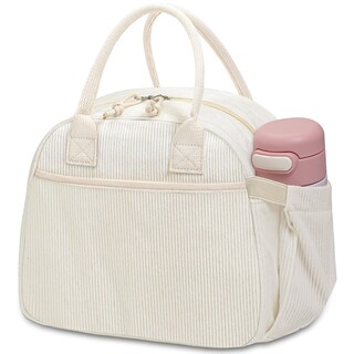Foto 1 | Foto 1 | Bolsa De Almuerzo Carry Bloom Con Aislamiento De Pana Para Mujer Color Beige - Venta Internacional.