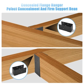 Foto 6 | Foto 6 | Perchas Ocultas Para Viguetas Axwhys Q235b De Acero 2x4 12 Unidades - Venta Internacional.