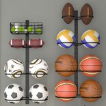 Estante De Bolas Feyejade De 8 Niveles Montado En La Pared Con Cesta Metálica - Venta Internacional.