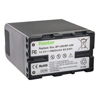 Foto 2 | Foto 2 | Batería De Repuesto Kastar Para Sony Bp-u60 Y Videocámara - Venta Internacional.