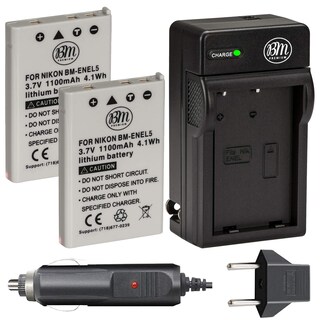 Foto 1 | Foto 1 | Paquete De 2 Baterías Y Cargador Para Nikon Coolpix P80 P90 P100 P500 - Venta Internacional.