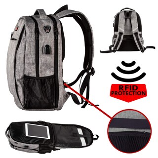 Foto 2 | Foto 2 | Mochila Opack Para Portátil De Viaje De 15 6 Pulgadas Con Puerto De Carga Usb - Venta Internacional.