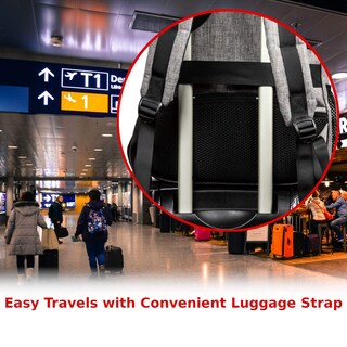 Foto 4 | Foto 4 | Mochila Opack Para Portátil De Viaje De 15 6 Pulgadas Con Puerto De Carga Usb - Venta Internacional.