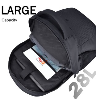 Foto 7 | Foto 7 | Mochila Mzipline Para Portátil Grande De 28 Litros Con Cierre De Combinación Negra - Venta Internacional.