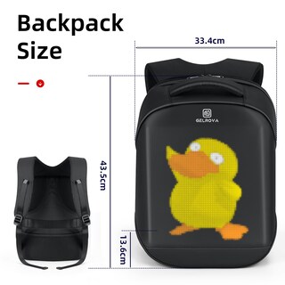 Foto 7 | Foto 7 | Mochila Led Gelrova City Series De 17 Pulgadas Con Control De Aplicaciones - Venta Internacional.