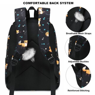 Foto 4 | Foto 4 | Mochila Kouxunt Fox School Para Niñas Y Mujeres Impermeable - Venta Internacional.