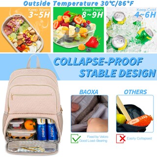 Foto 2 | Foto 2 | Mochila Baoxa Para Portátil De 17 Pulgadas Para Mujer Con Puerto Usb Color Rosa - Venta Internacional.